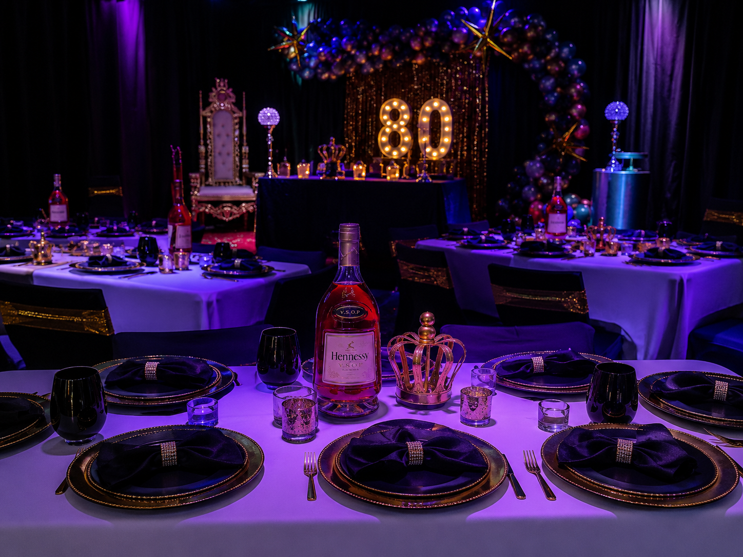 Moody VIP Hennessy themed event